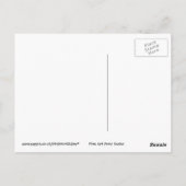 ファインアートポニーヘッドとマネ葉書 ポストカード (裏面)