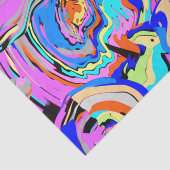 ファインアートモダンカラフル抽象芸術フラワーシック 薄葉紙 (詳細)