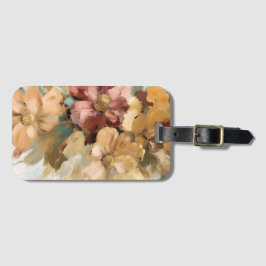 ファインアートモダンフローラ中間色 ラゲッジタグ