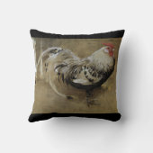 ファインアートヨセフCrawhallは"ちりばめましたCockerel "を クッション (裏面)