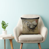 ファインアートヨセフCrawhallは"ちりばめましたCockerel "を クッション (椅子)