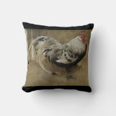 ファインアートヨセフCrawhallは"ちりばめましたCockerel "を クッション (正面)