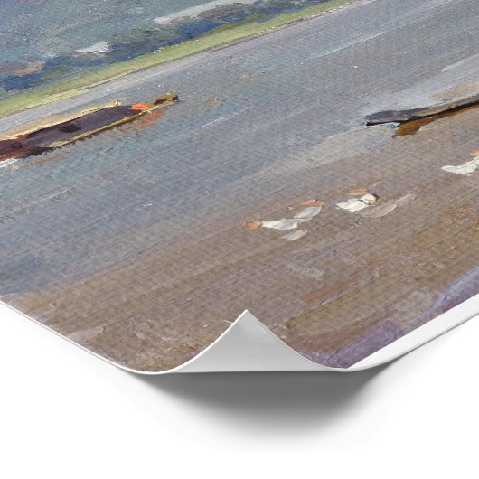 ファインアートリバー李アットデュスクポスター ポスター (角)