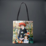 ファインアートルノアールのツーシスタートート<br><div class="desc">ピエール・アウグスト・ルノアールは1881年に魅力的この絵画作品を制作した。初出展の時に「ふたり姉妹」と呼ば後を追れた。油オンキャンバスは、最初のオーナーであるポール・デュラン=ルーエルによって「テラス上」と呼ばれた。背後にセーヌ川が現れる。</div>