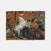 ファインアートレースのスタート フリースブランケット (正面(横))