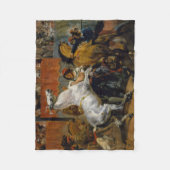 ファインアートレースのスタート フリースブランケット (正面)