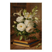 ファインアートヴィンテージホワイトローゼオイル塗装ポスター ポスター (正面)