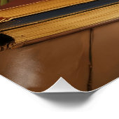 ファインアートヴィンテージホワイトローゼオイル塗装ポスター ポスター (コーナー)