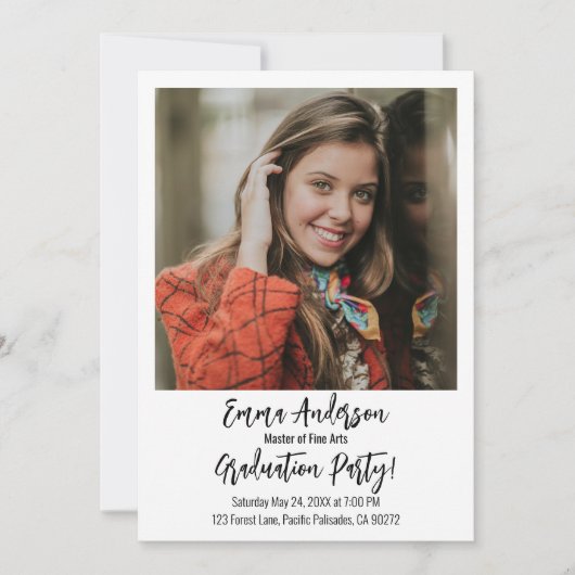 ファインアート修士会 案内状 (正面)