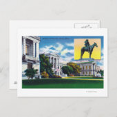 ファインアート博物館の外観 ポストカード (正面/裏面)