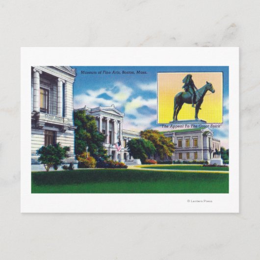ファインアート博物館の外観 ポストカード (正面)
