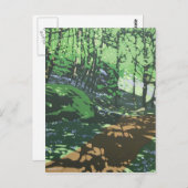 ファインアート図解入りの、写真付きのはがき ポストカード (正面/裏面)