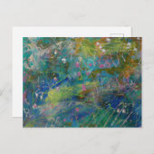 ファインアート抽象芸術はがき ポストカード (正面/裏面)