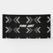 ファインアート文字パーティーデコール矢印イメージバナー 横断幕 (横)