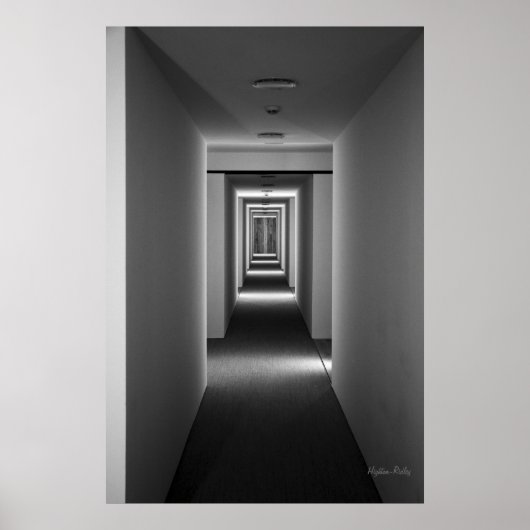 ファインアート白黒 – アン招待状 ポスター (正面)