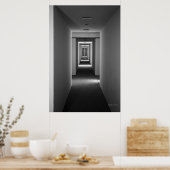 ファインアート白黒 – アン招待状 ポスター (キッチン)