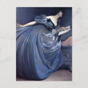 ファインアート絵画のアルテアブルーファッション ポストカード