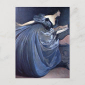 ファインアート絵画のアルテアブルーファッション ポストカード (正面)