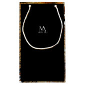 ファインアート織物獅子。ギフトバッグ スモールペーパーバッグ (裏面)