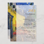 ファインアート通りカフェ 招待状 (正面/裏面)