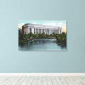 ファインアート館の外観 キャンバスプリント (インサイチュ (ウッドフロア))