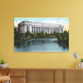 ファインアート館の外観 キャンバスプリント (インサイチュ (リビング))