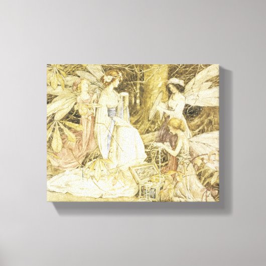 ファインアート – 妖精の宝石 キャンバスプリント (正面)