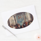 ファインアート 楕円形シール (封筒)