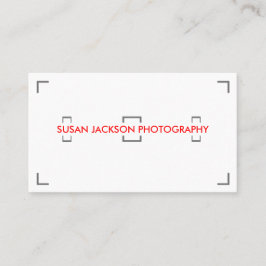 ファインダーの写真撮影の名刺 名刺