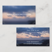 ファインダーの写真撮影の名刺 名刺 (正面/裏面)