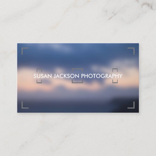 ファインダーの写真撮影の名刺 名刺 (正面)