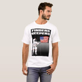ファインダーズ・キーパーズ 月 おもしろTシャツ Tシャツ (正面フル)