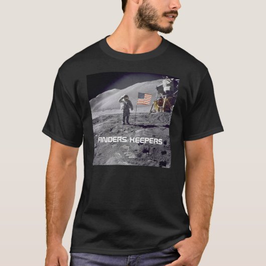"ファインダー看守"のアポロ月のwalksaluteのTシャツ Tシャツ (正面)