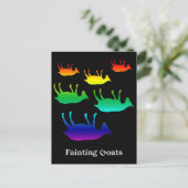 ファインティングヤギ ポストカード (スタンド正面)