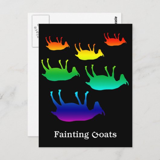 ファインティングヤギ ポストカード (正面/裏面)