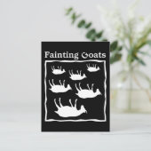 ファインティングヤギ ポストカード (スタンド正面)