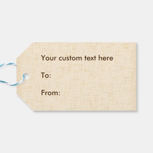 ファインハーブのギフトラベル ギフトタグ (裏面横)