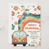 ファイヴはヴィベレトロフローラ5th誕生日パーティー 招待状 (正面)