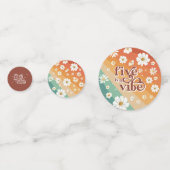 ファイヴはヴィベ5誕生日 | レトロデイジー虹 コンフェッティ (裏面)