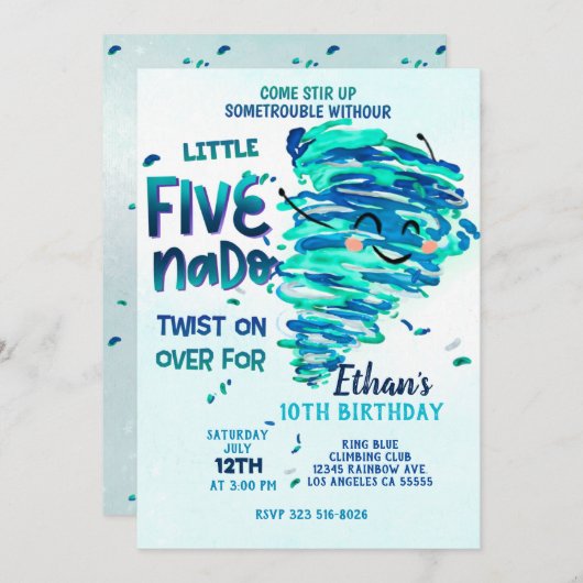 ファイヴネードの招待状 招待状 (正面/裏面)