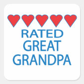 ファイヴハート素晴らしグランパ スクエアシール (正面)