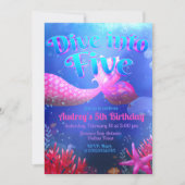 『ファイヴ』マーメイドに潜ろう 招待状 (正面)