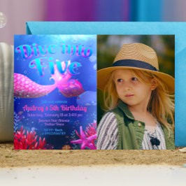 『ファイヴ』- 写真の風景が美しい人魚の招待状 招待状