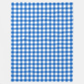 ファイー&ローレンブループレイド フリースブランケット (正面)