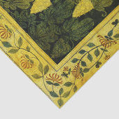 ファウシカ、花栗の木グリーンイエロー 薄葉紙 (詳細)