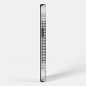 ファウシルバー メタル柄 iPhone X カー iPhoneケース (右側面)