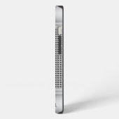 ファウシルバー メタル柄 iPhone X カー iPhoneケース (左側面)