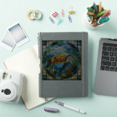 ファウステンドグラスウミガメ シール (iPadカバー)