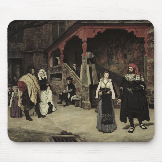 ファウストおよびマーガレット1860年の会合 マウスパッド (正面)