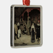 ファウストおよびマーガレット1860年の会合 メタルオーナメント (右)
